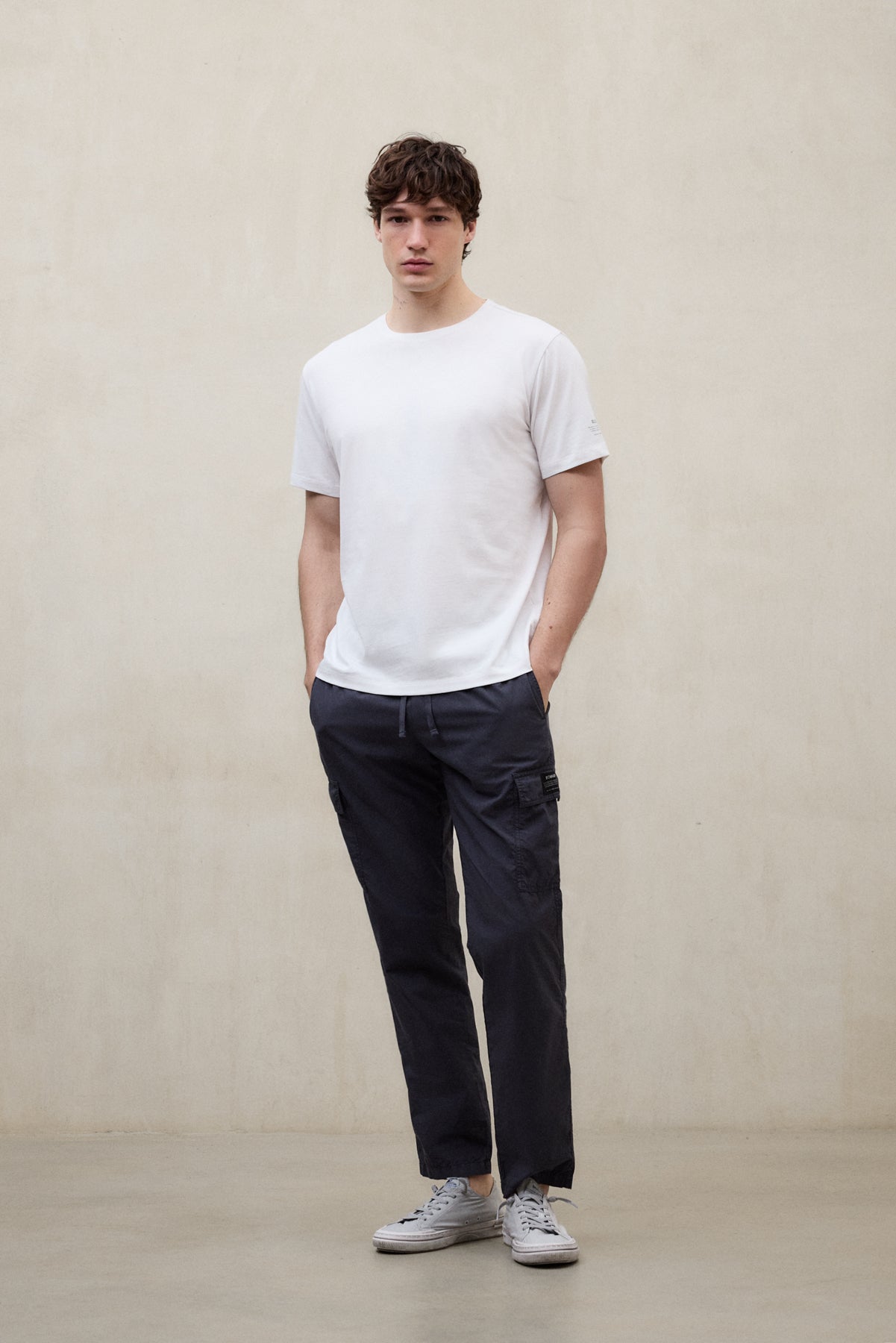 WHITE FLAM T-SHIRT