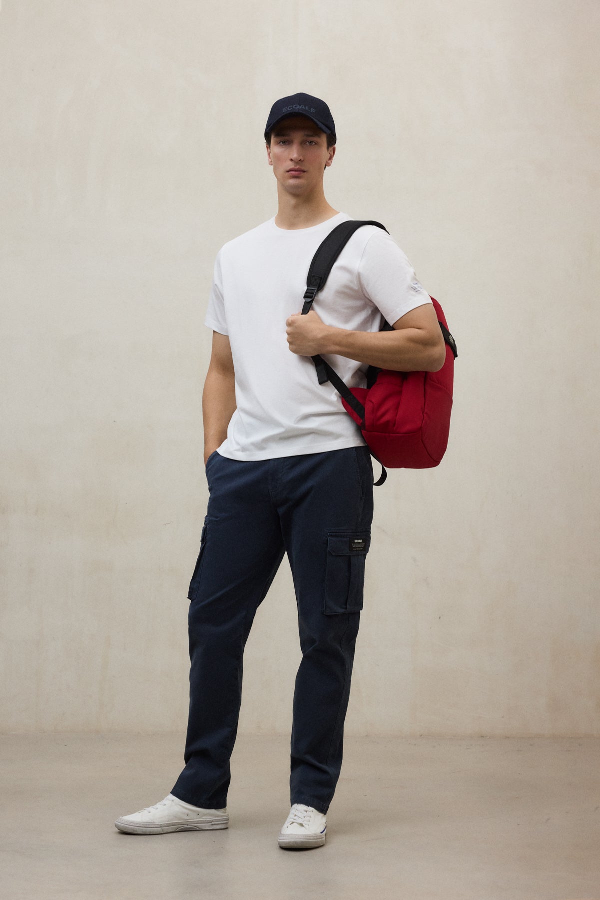RUCKSACK BERGEN ROT