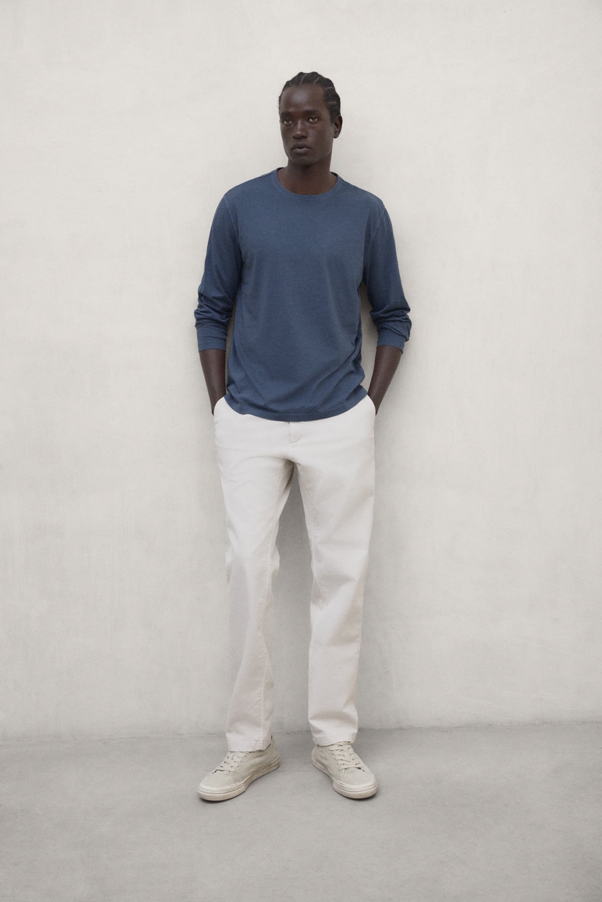 LAREDO LANGARM-T-SHIRT BLAU