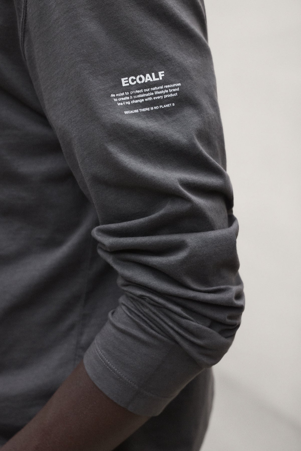 LANGARM T-SHIRT LAREDO DUNKELGRAU