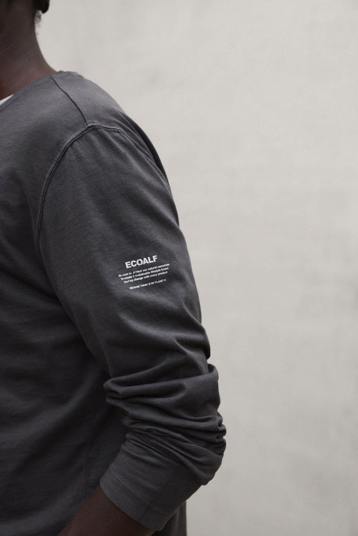 LANGARM T-SHIRT LAREDO DUNKELGRAU