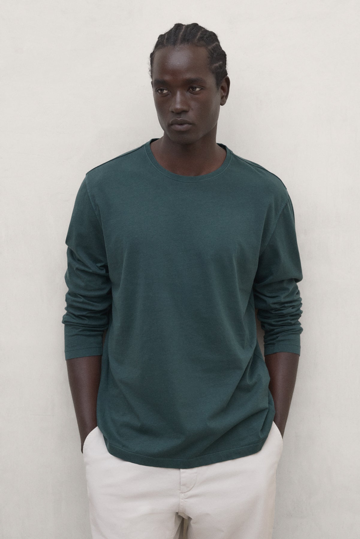 CAMISETA MANGA LARGA LAREDO VERDE