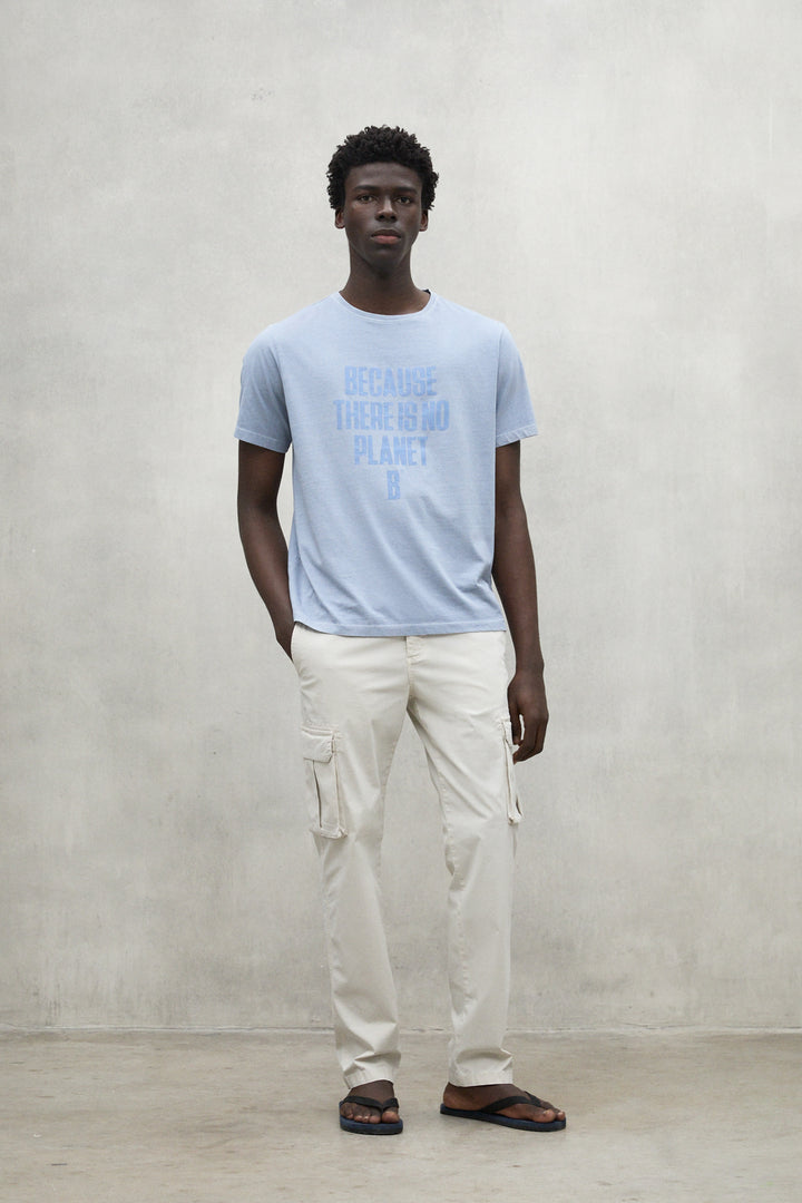 T-SHIRT MIN BLEU