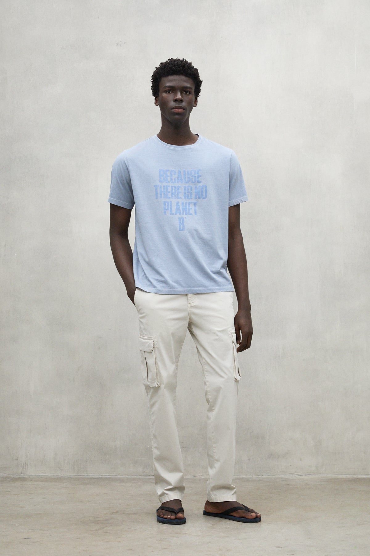 T-SHIRT MIN BLAU