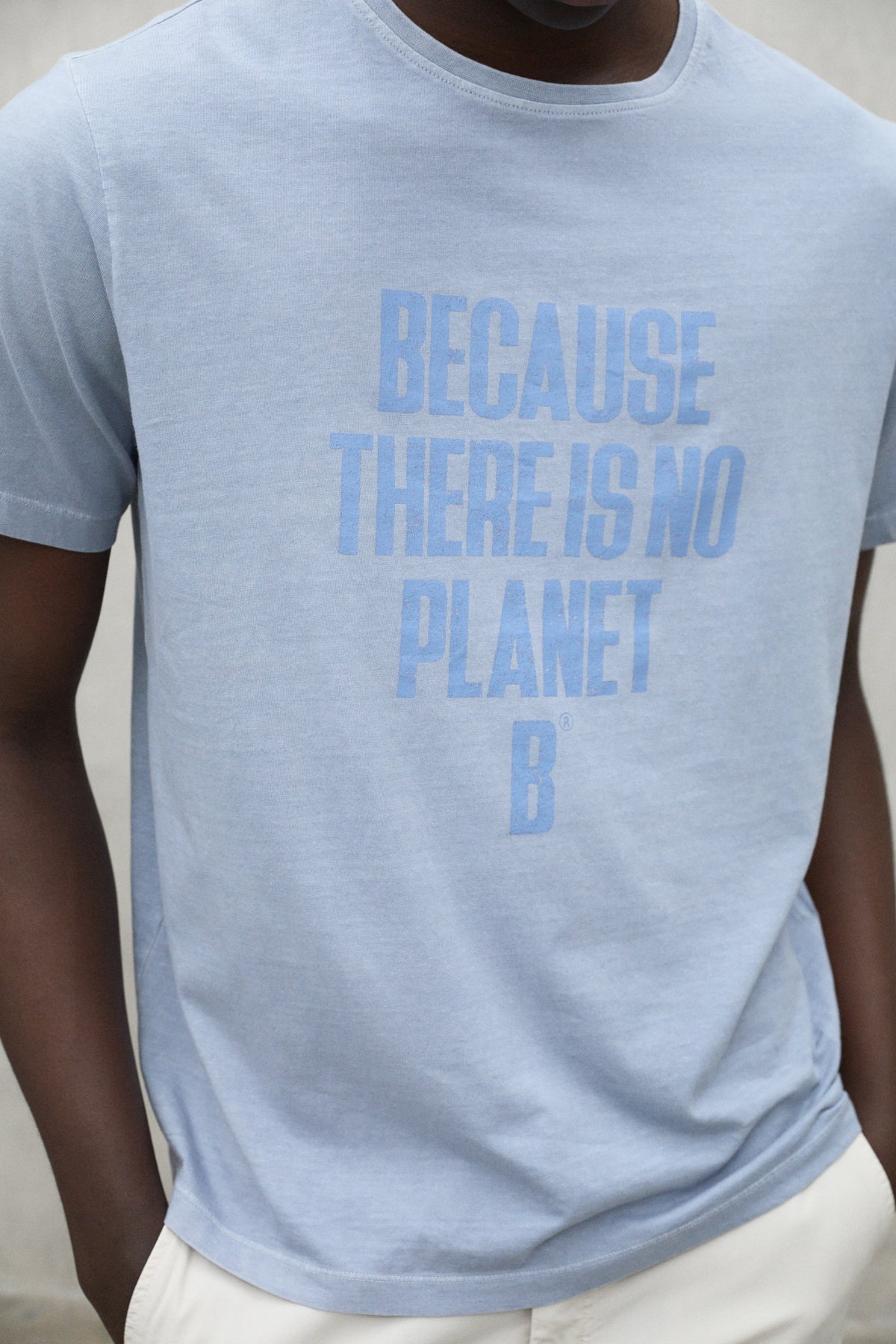 T-SHIRT MIN BLEU