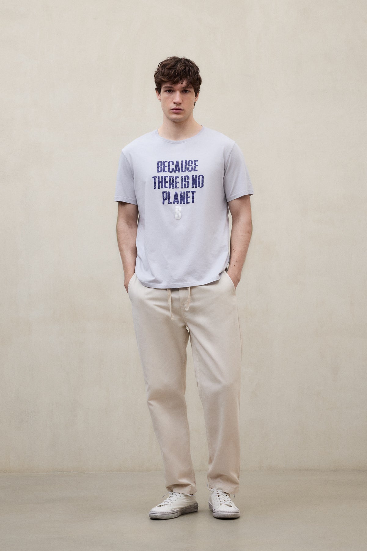 T-SHIRT MIN GRAU