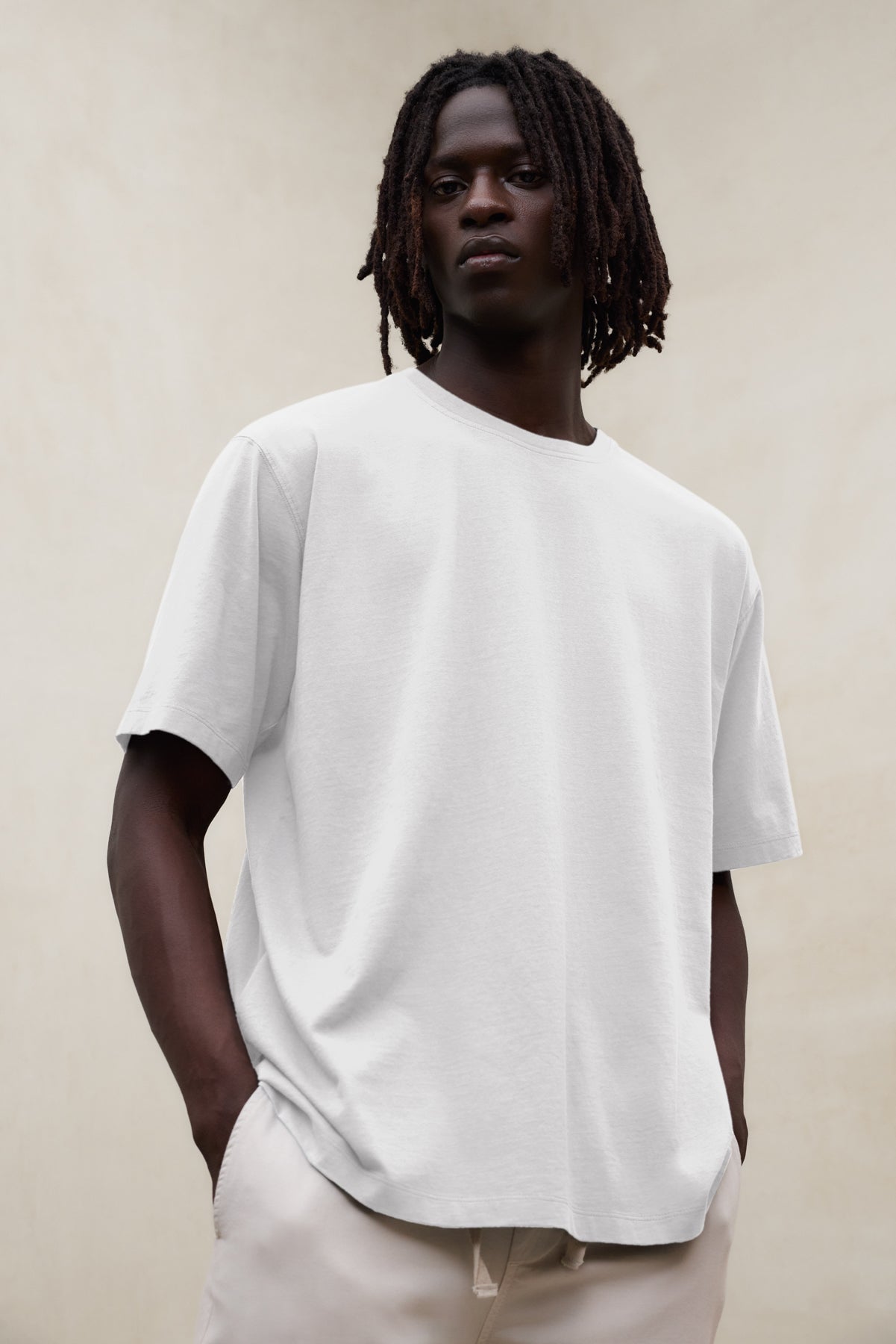 WHITE MUND T-SHIRT