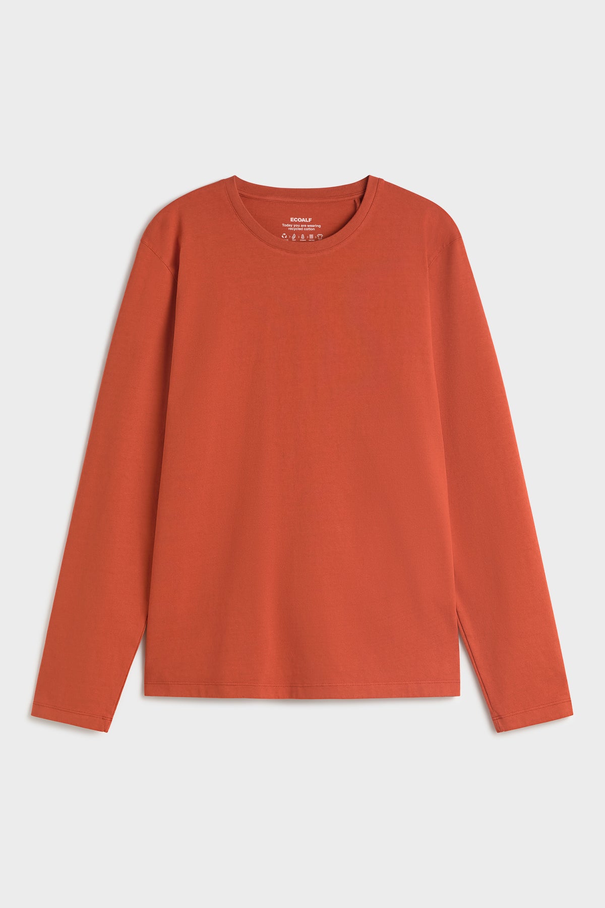 CAMISETA MANGA LARGA PLA NARANJA