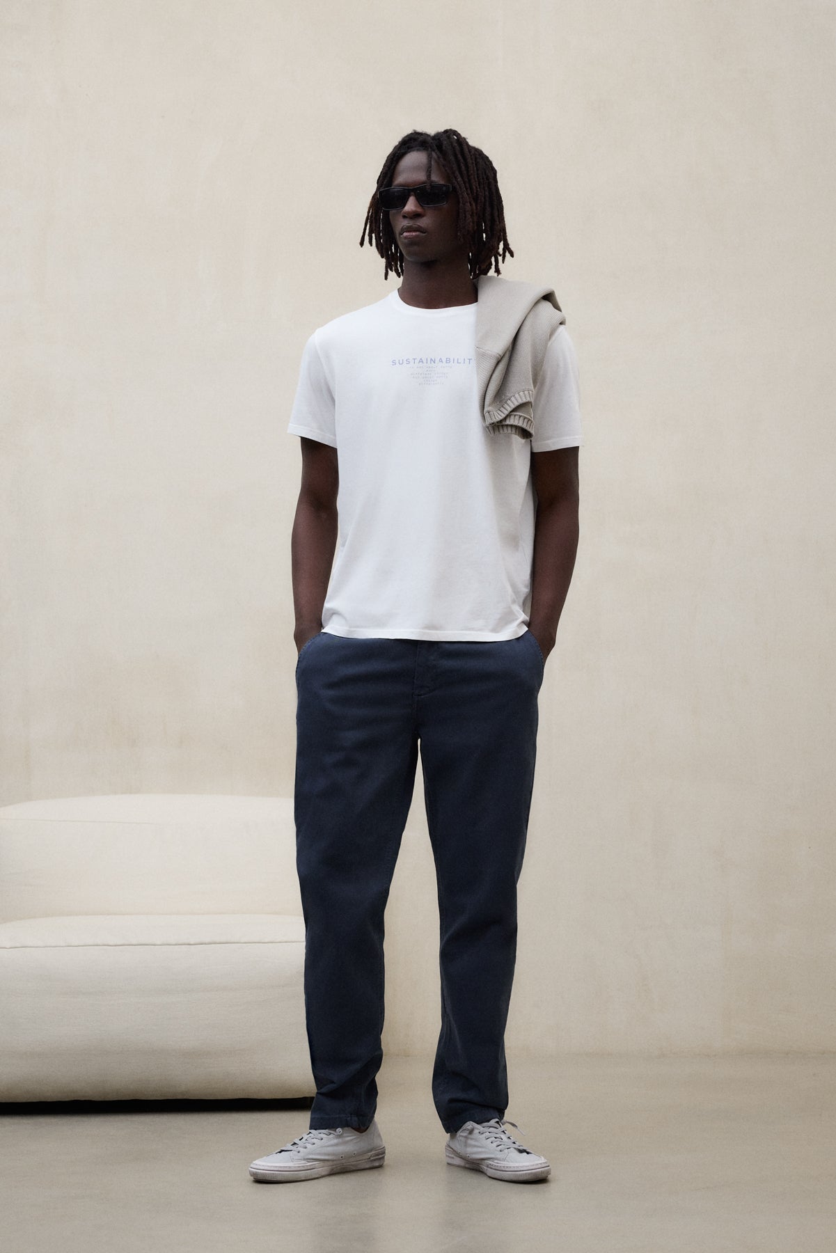 T-SHIRT PUHI BLANC