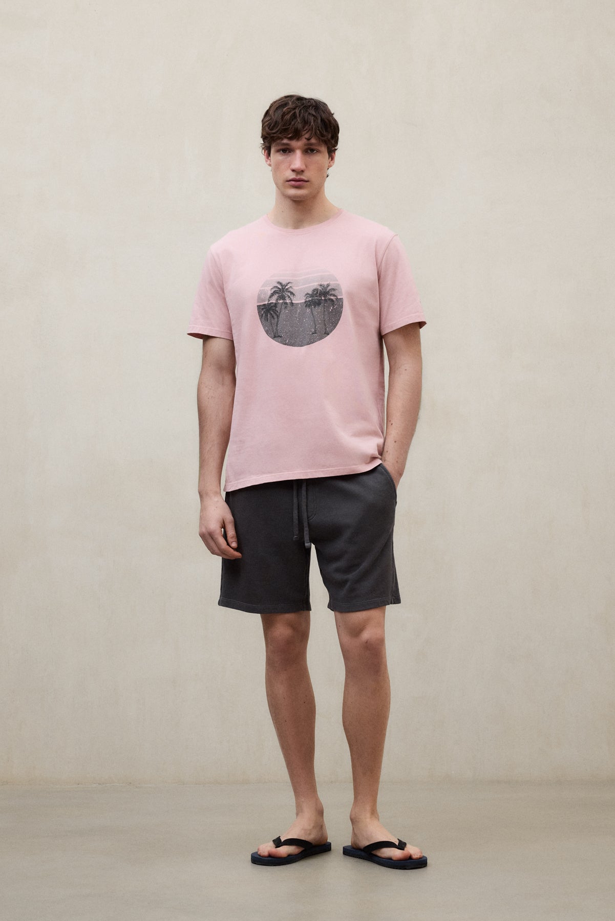 PINK ROS T-SHIRT