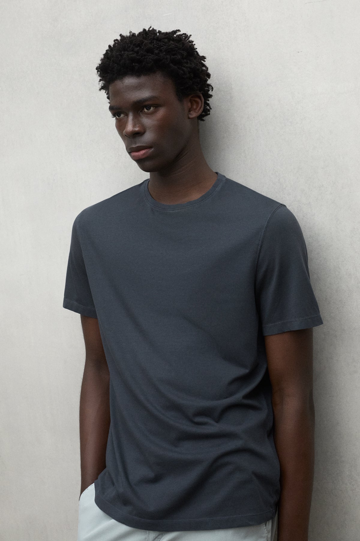 DARK GREY TIMBU T-SHIRT