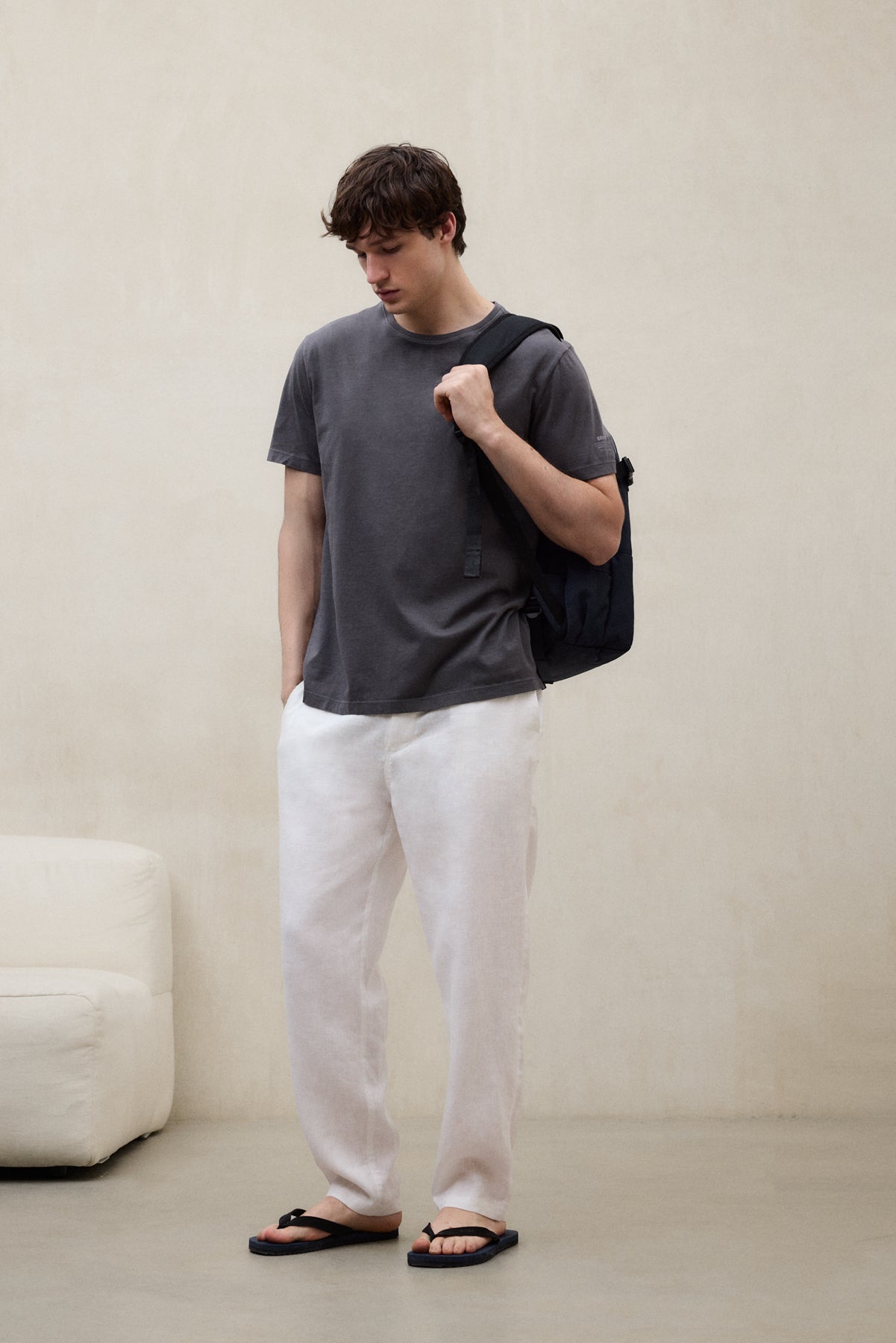 CAMISETA VENT GRIS OSCURO