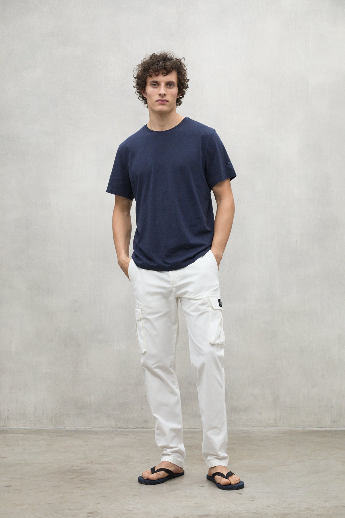 T-SHIRT VENT BLEU MARINE