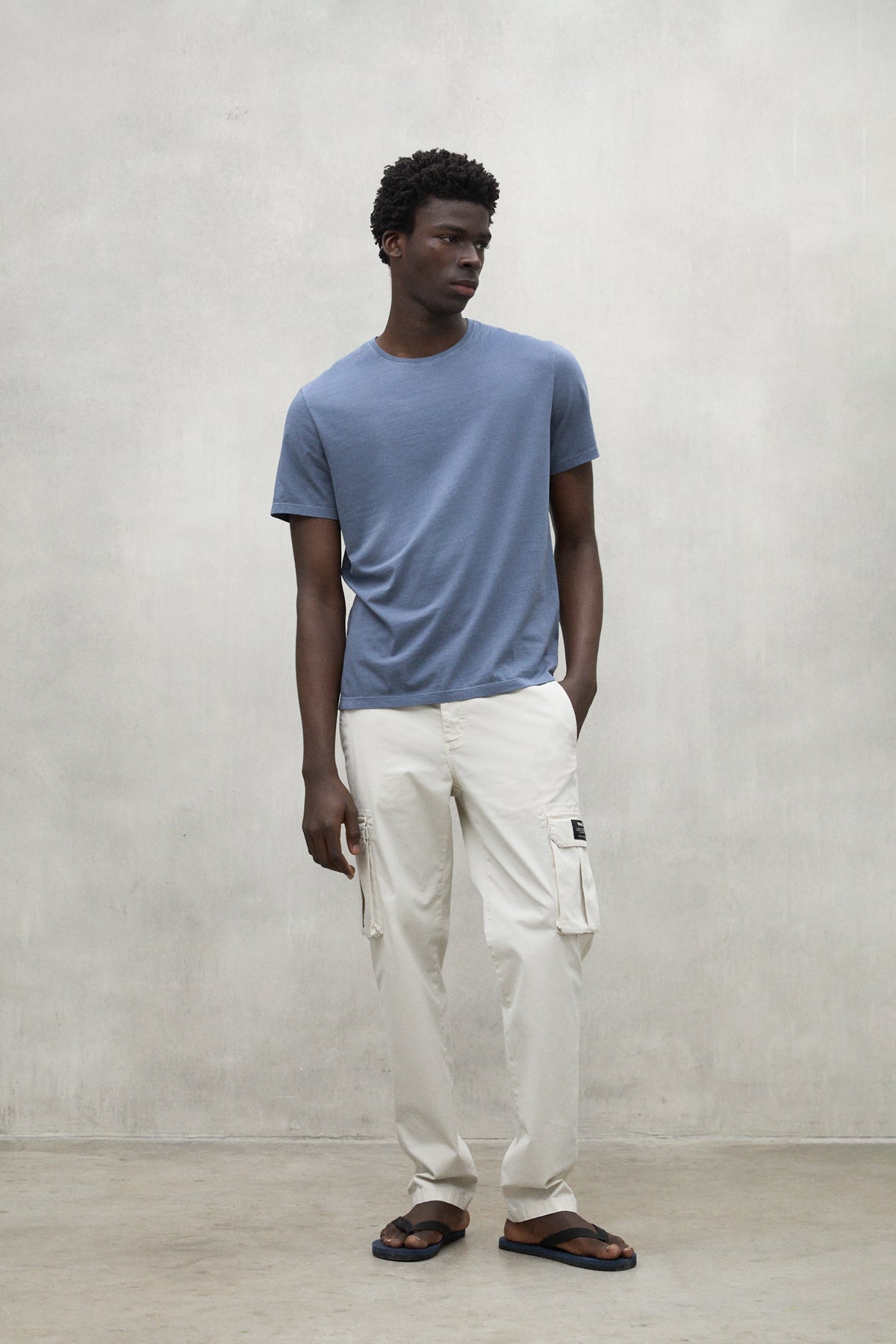 T-SHIRT VENT BLEU
