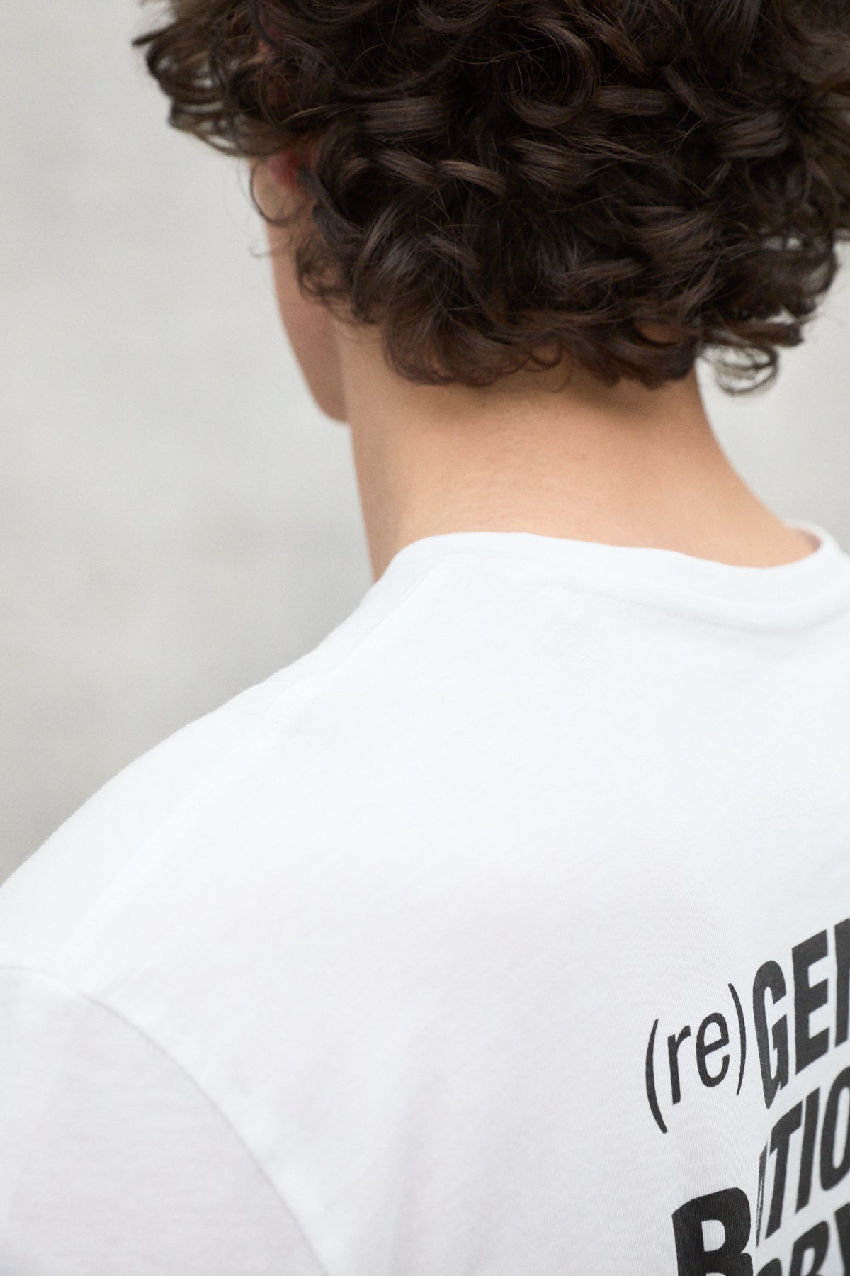 REGENERATION T-SHIRT WEISS UND SCHWARZ