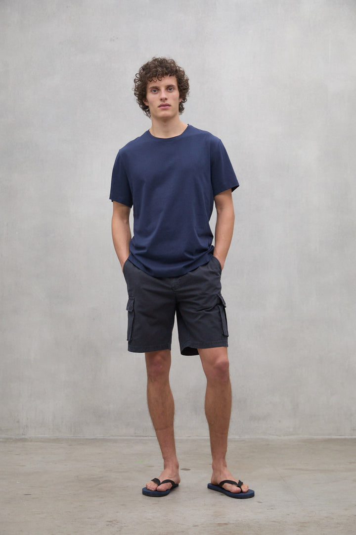 REGENERATION VENT T-SHIRT MARINEBLAU