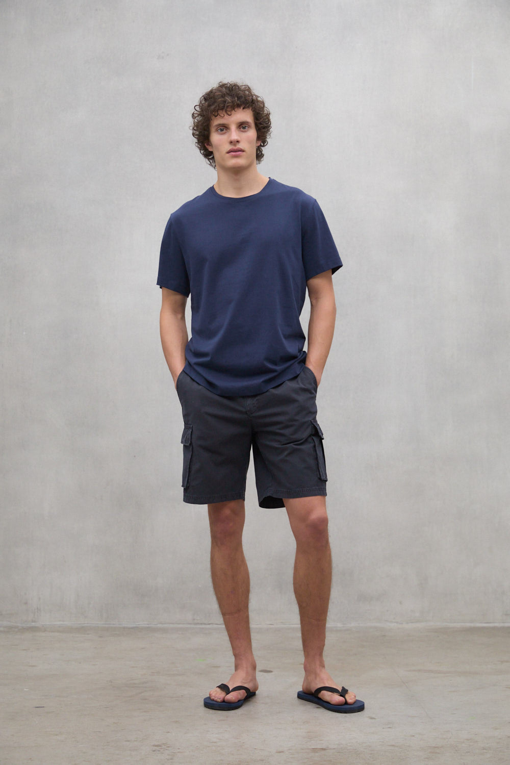 T-SHIRT REGENERATION VENT BLEU MARINE