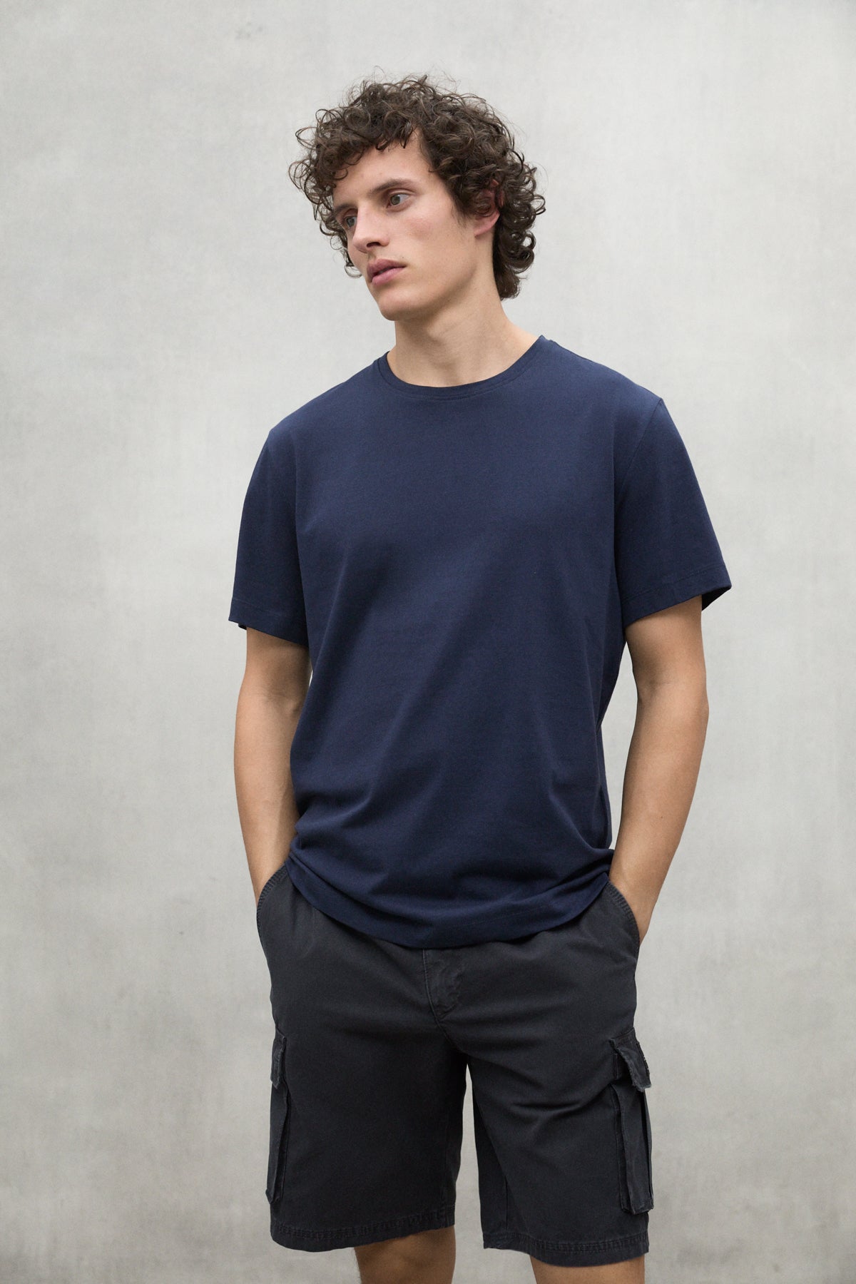 T-SHIRT REGENERATION VENT BLEU MARINE