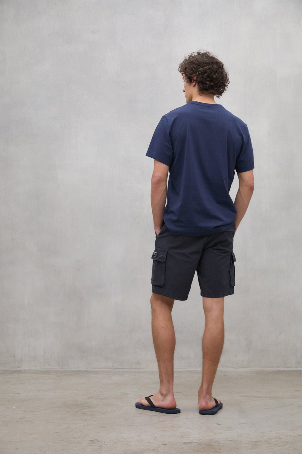 T-SHIRT REGENERATION VENT BLEU MARINE