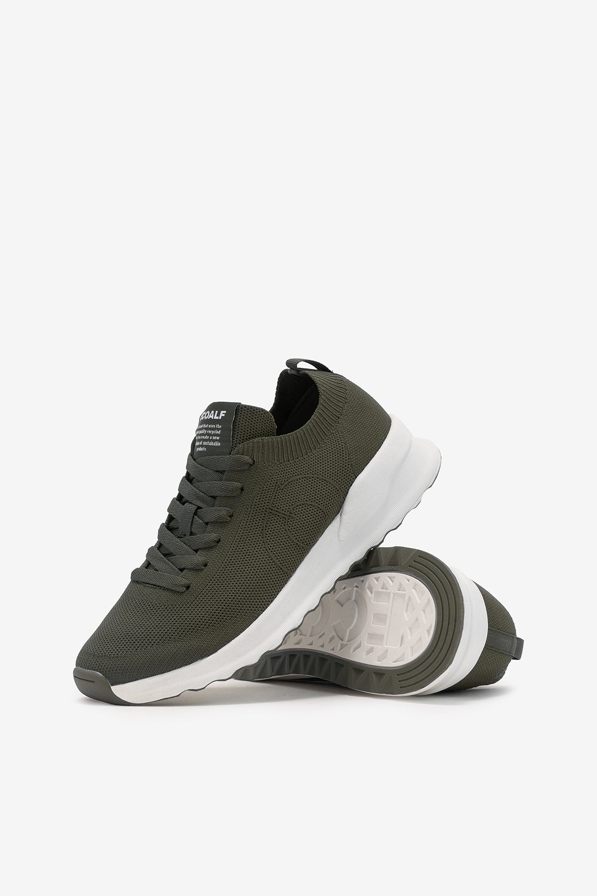 GESTRICKTE SCHUHE CONDE KHAKI
