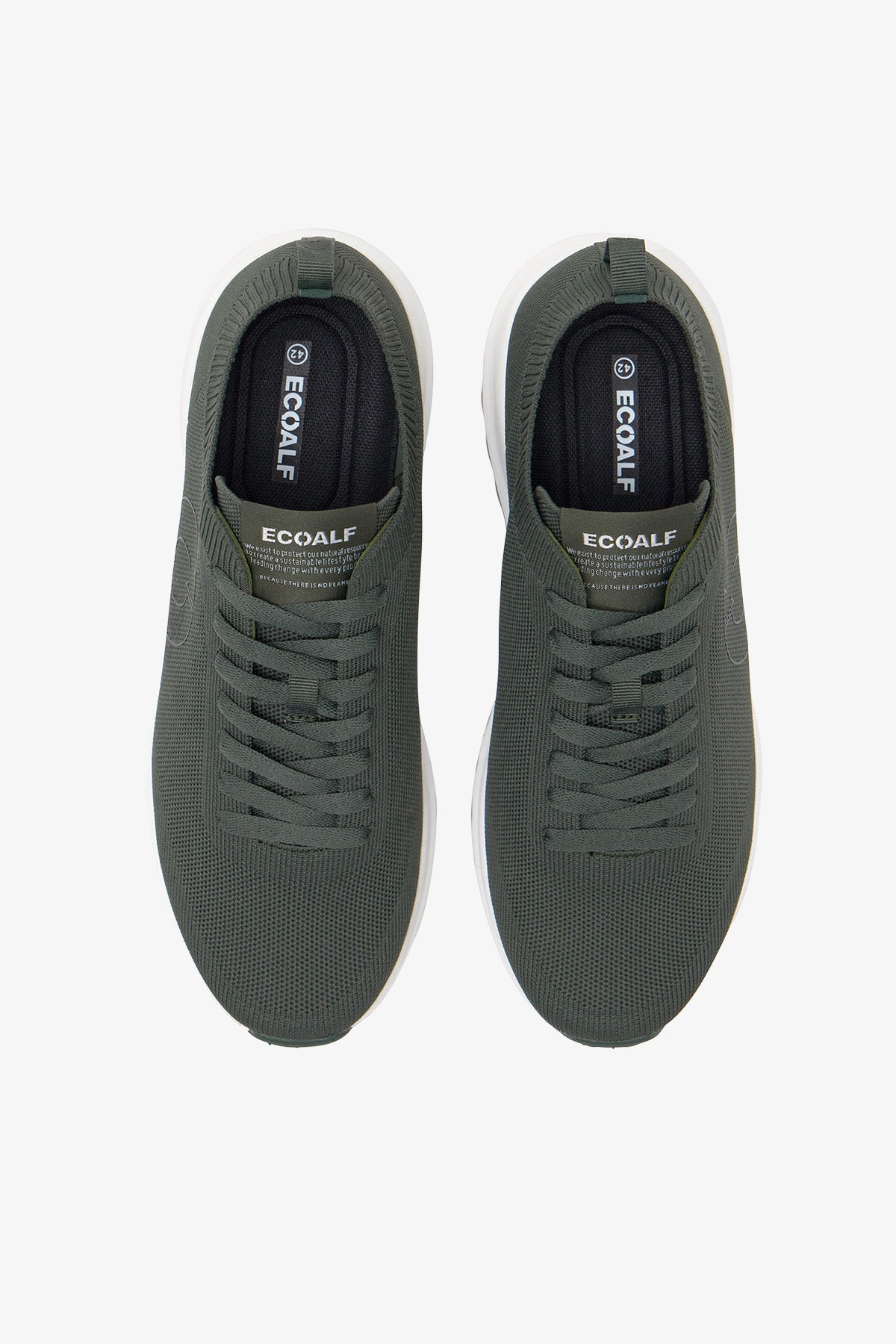 ZAPATILLA DE PUNTO CONDE KNIT KHAKI DE HOMBRE