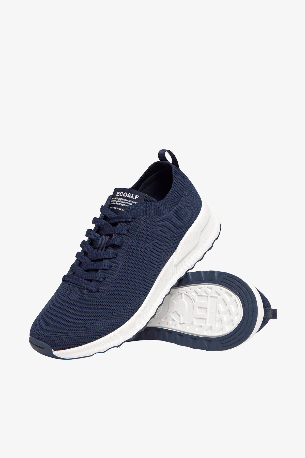 BASKETS EN MAILLE CONDE KNIT BLEU MARINE