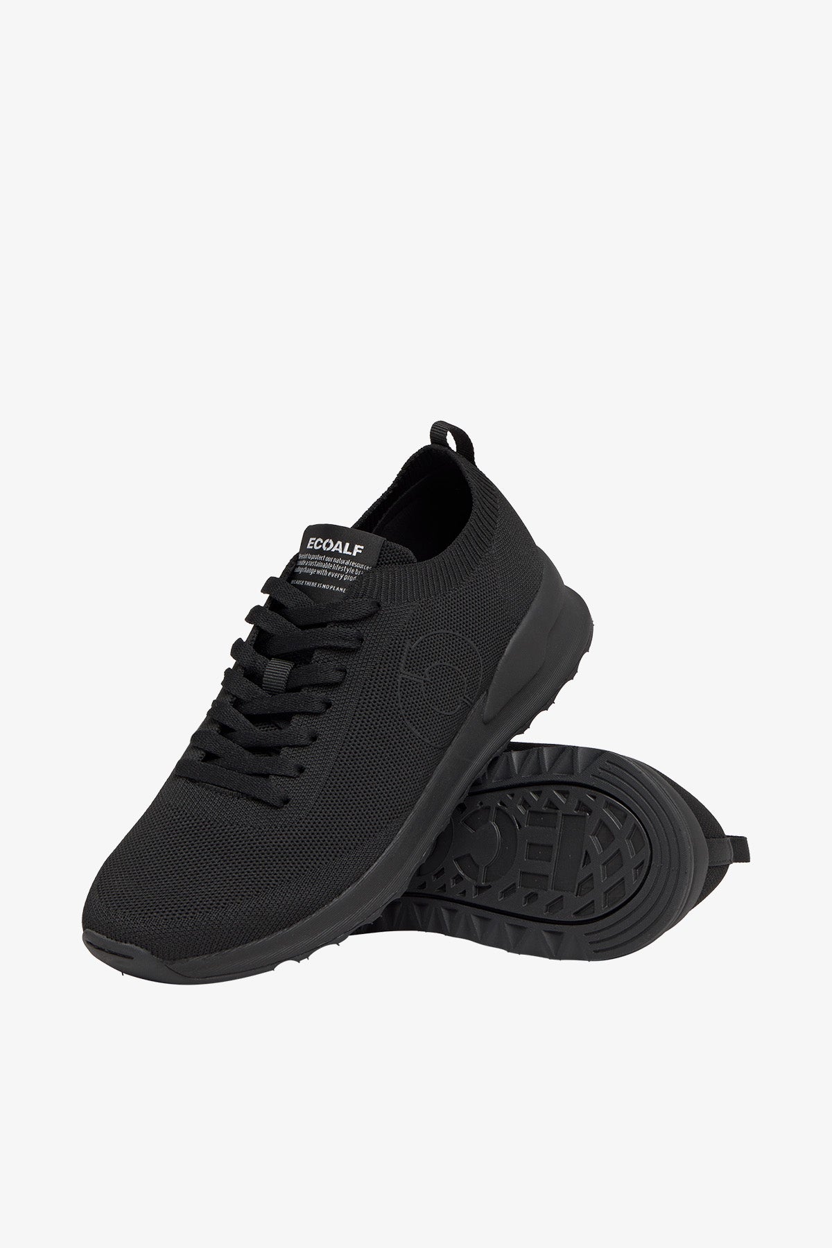 BLACK KNITTED CONDE KNIT TRAINERS