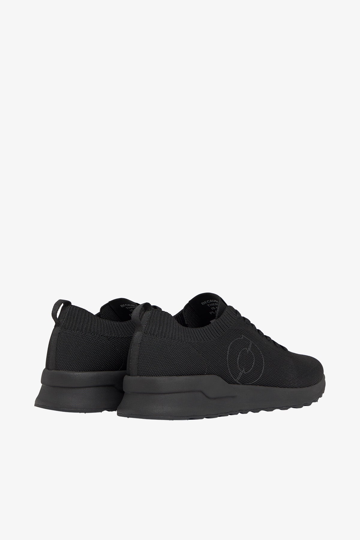 BLACK KNITTED CONDE KNIT TRAINERS