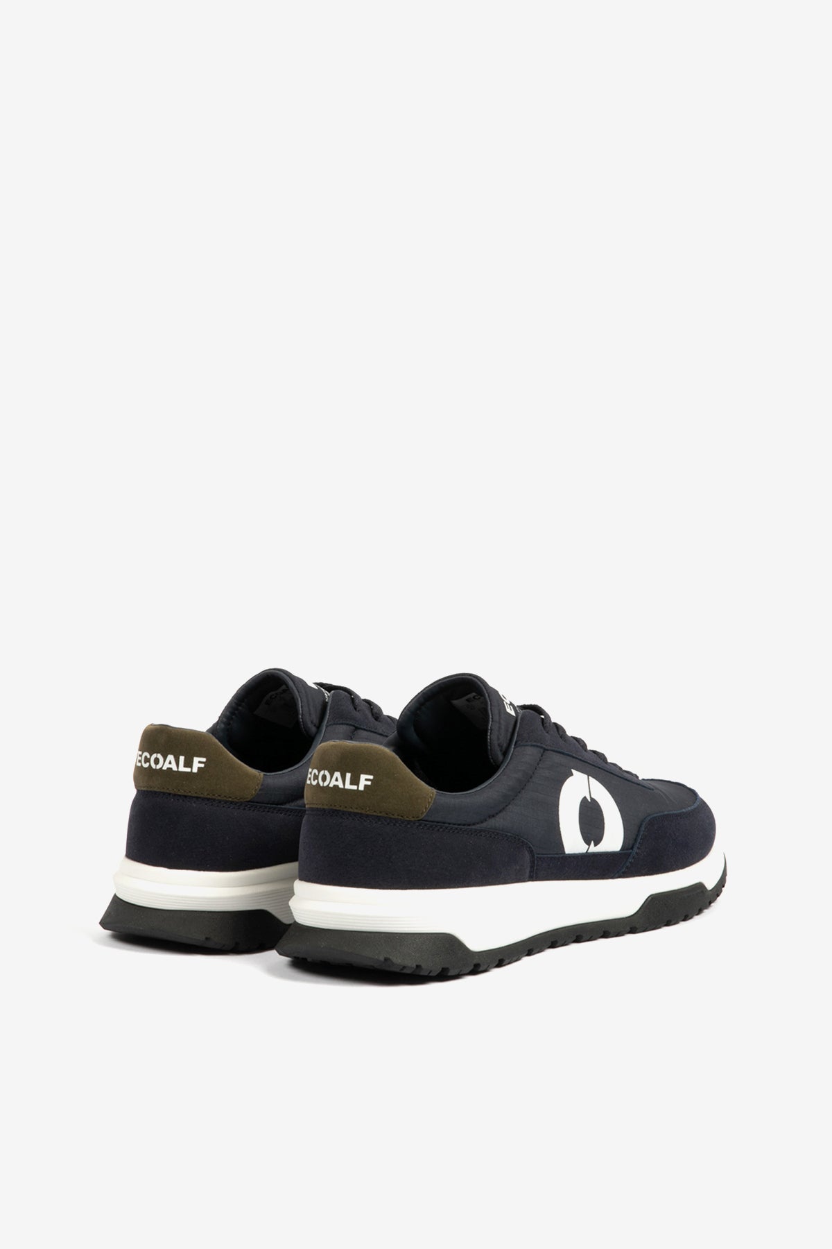 NAVY BLUE/BROWN VENTURA TRAINERS