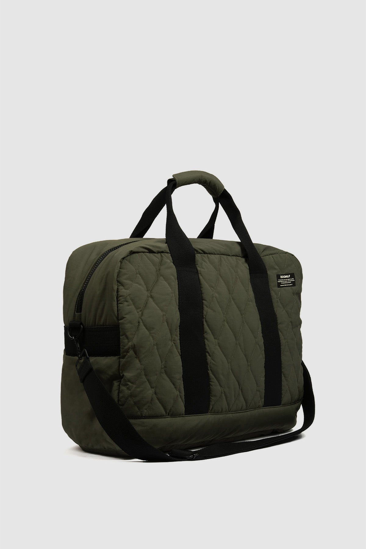 TASCHE DUFFLE FLOCK DUNKELGRÜN