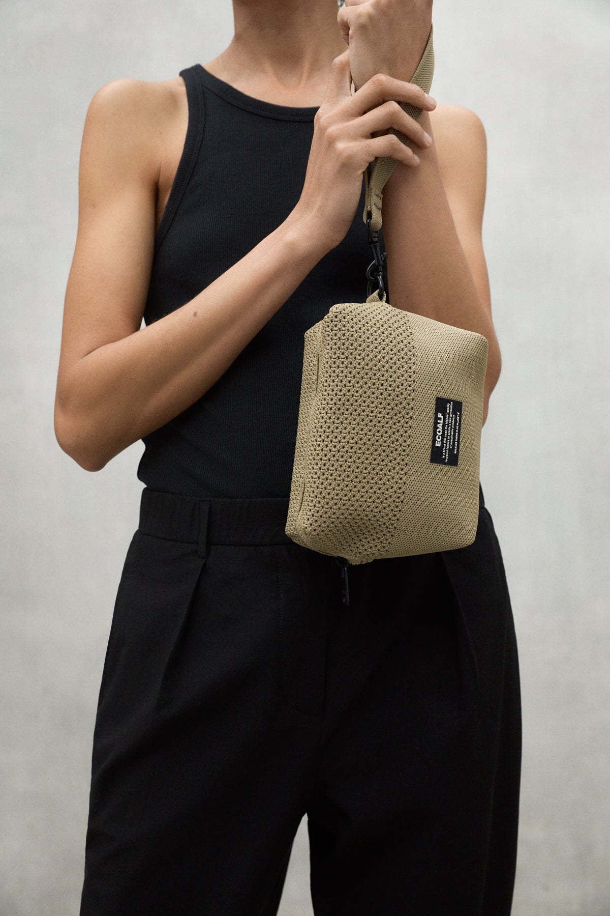 BROWN TIKA CLUTCH BAG