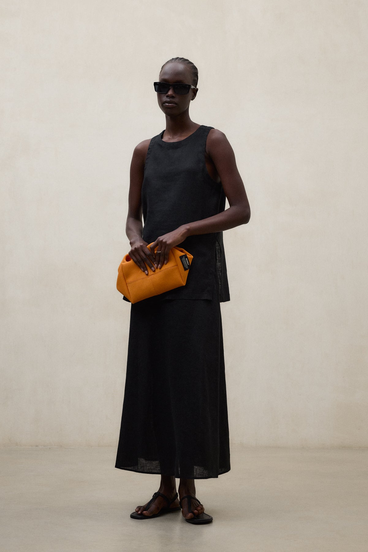 BOLSO PEQUEÑO TIKA LISO NARANJA DE MUJER