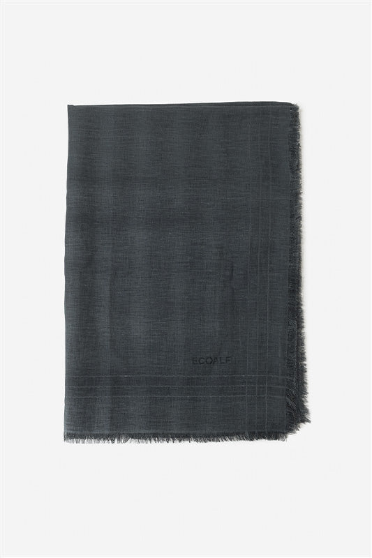 DARK GREY FITZROY SCARF