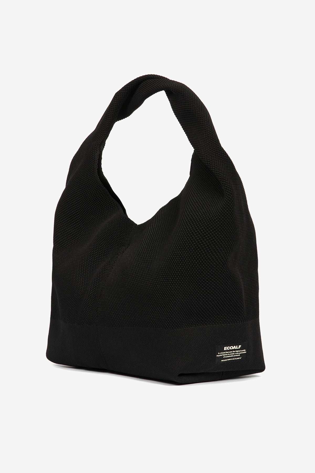 LARGE BLACK TIKA SHOULDER BAG