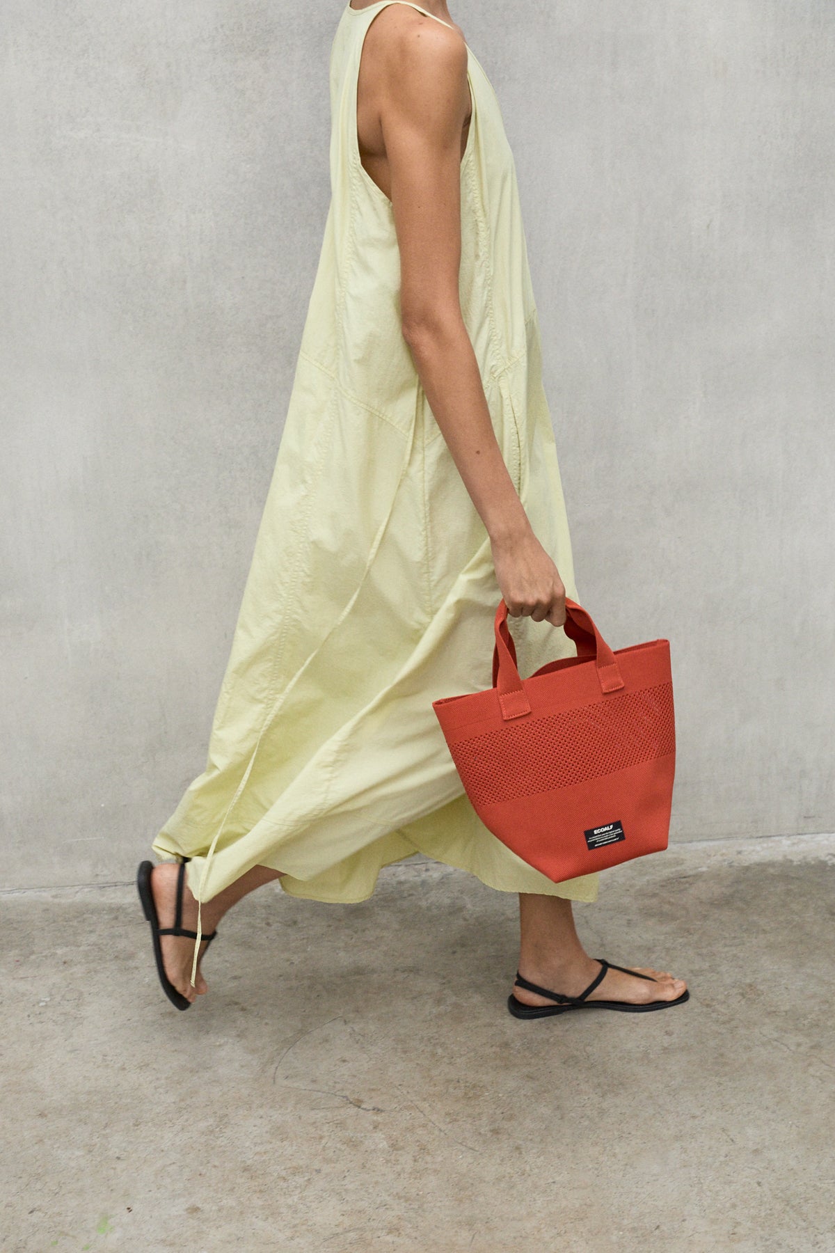 ORANGE MINI TIKA BUCKET BAG