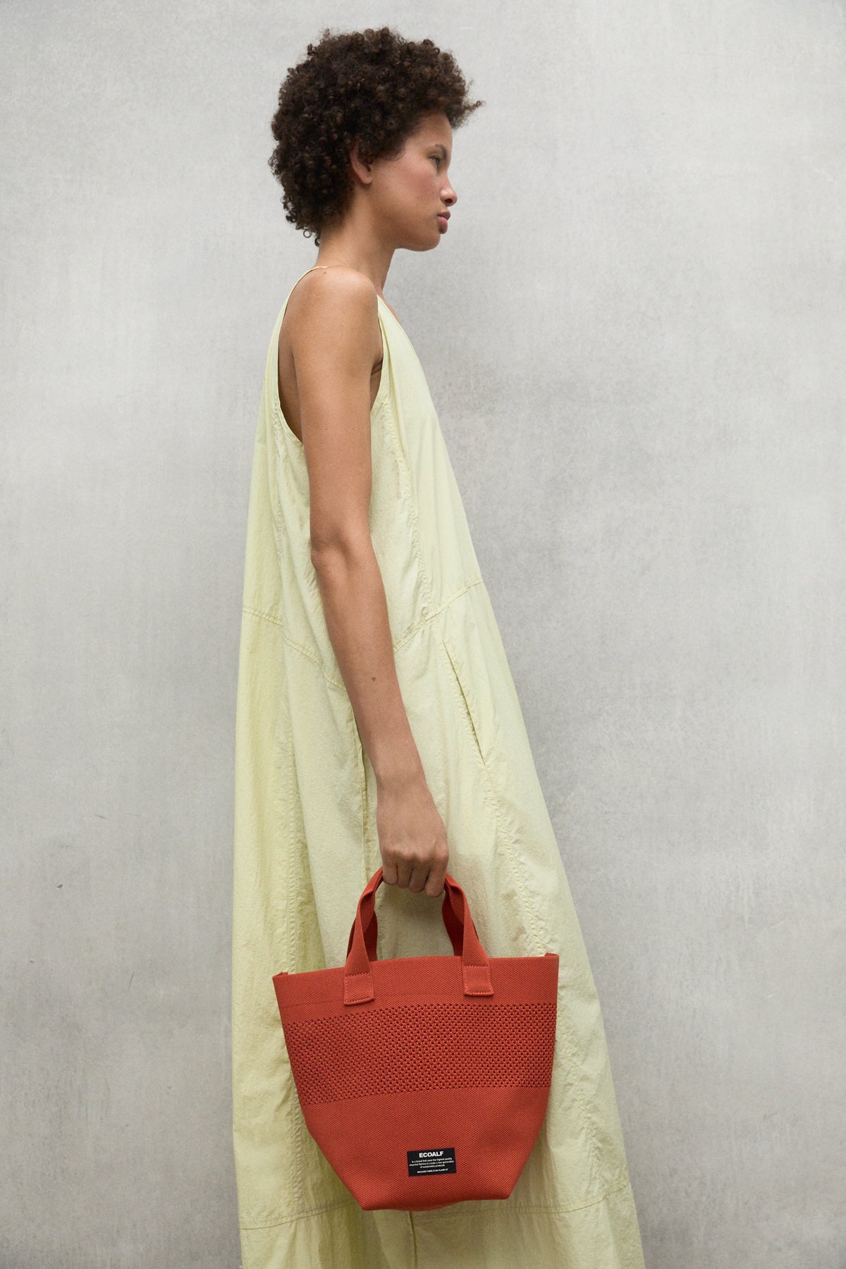 ORANGE MINI TIKA BUCKET BAG