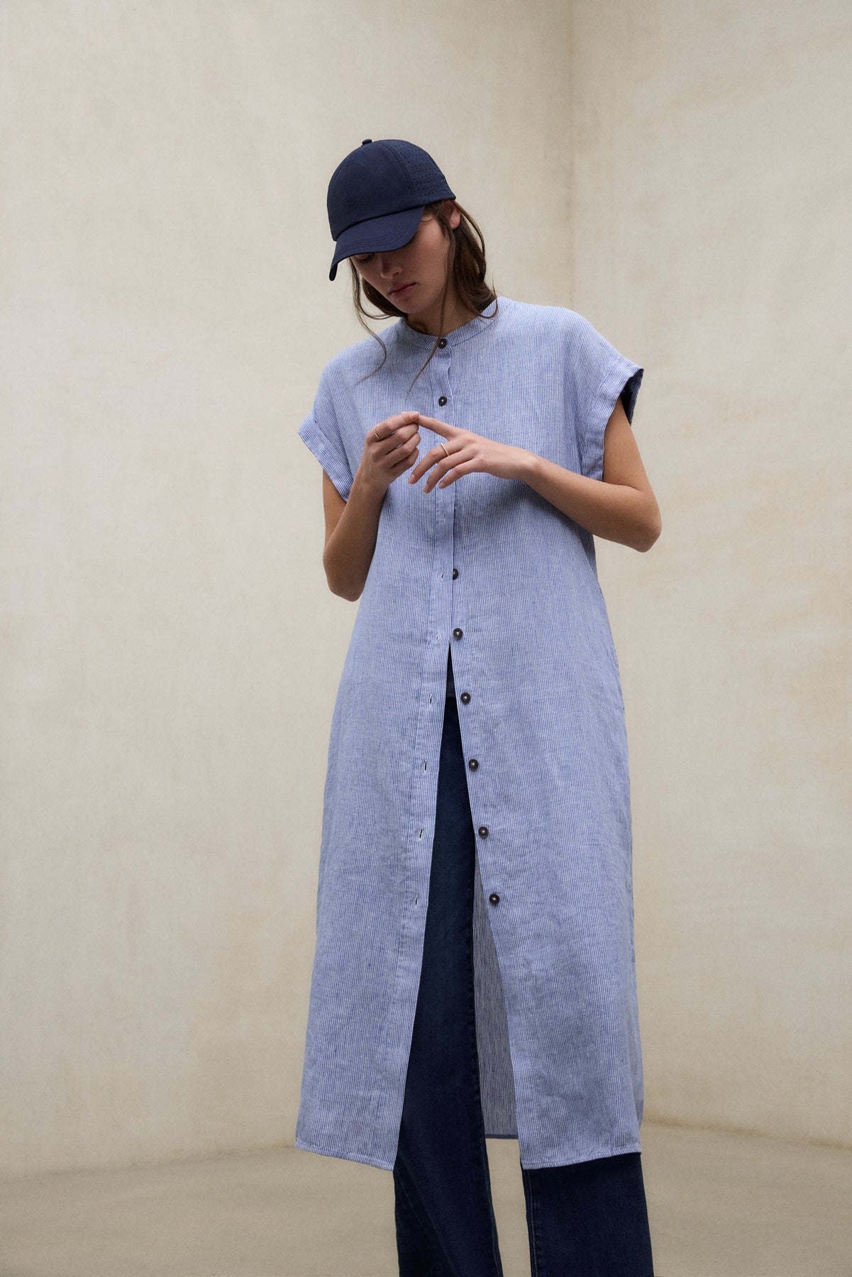 VESTIDO MAO AMATISTA AZUL