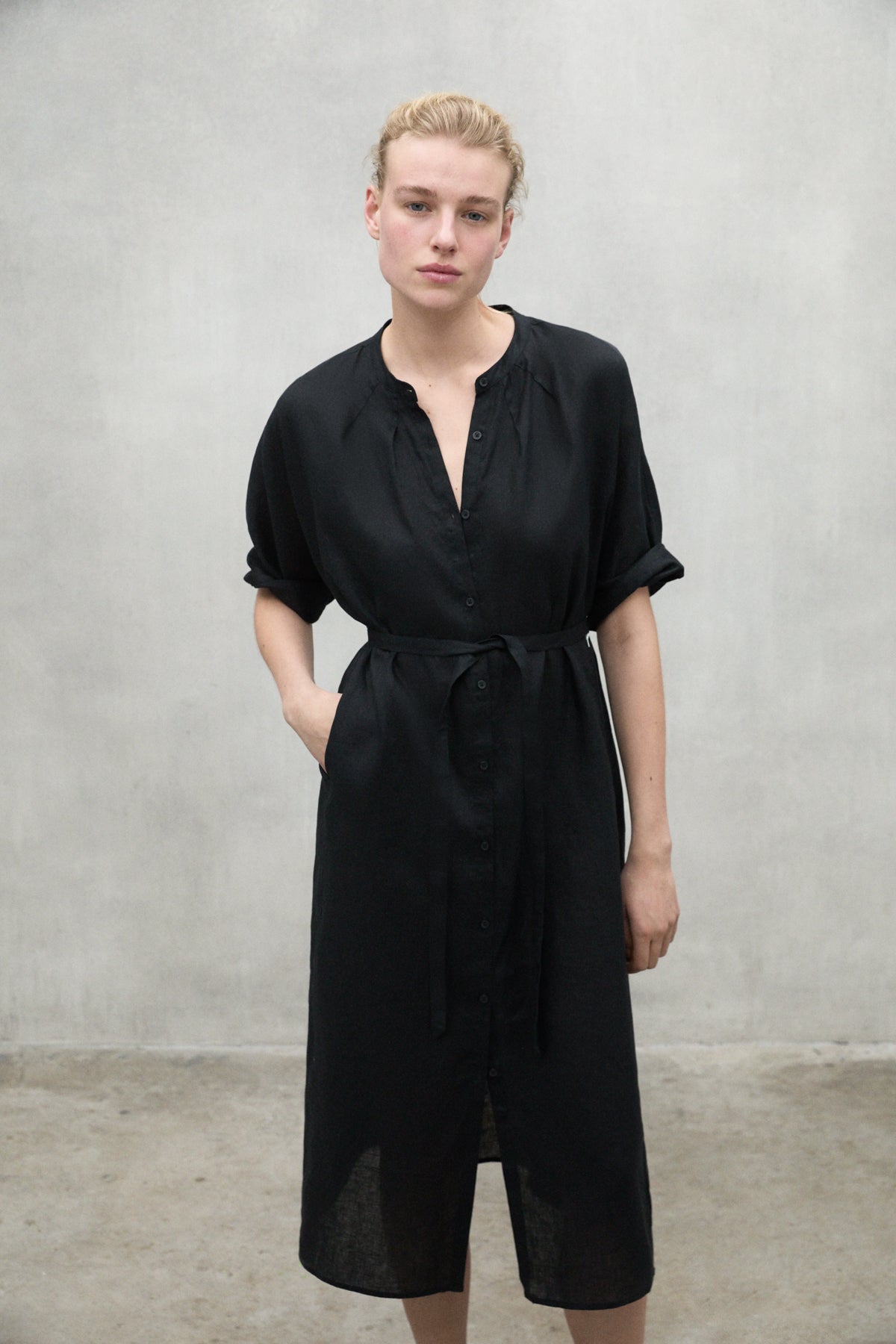 ROBE LONGUE LEA NOIRE