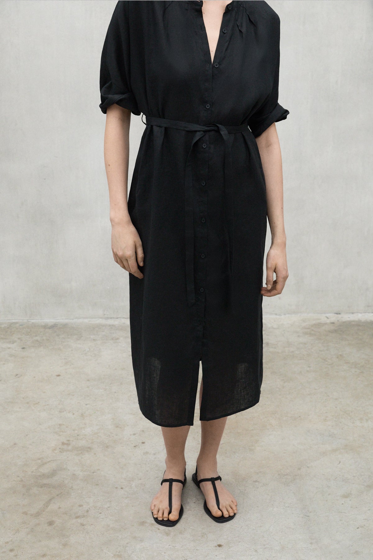 ROBE LONGUE LEA NOIRE