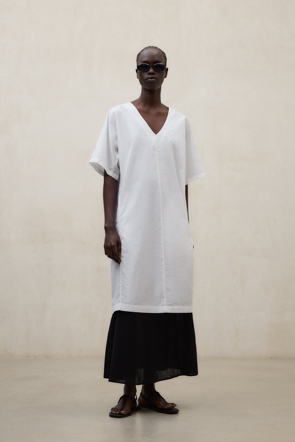 WHITE LUDOVICA DRESS