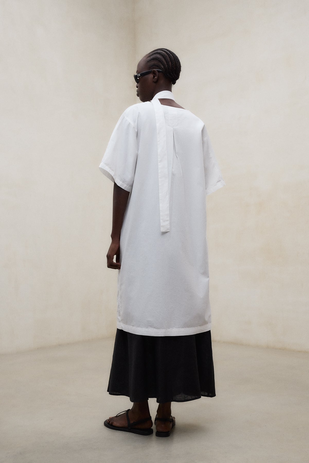 WHITE LUDOVICA DRESS