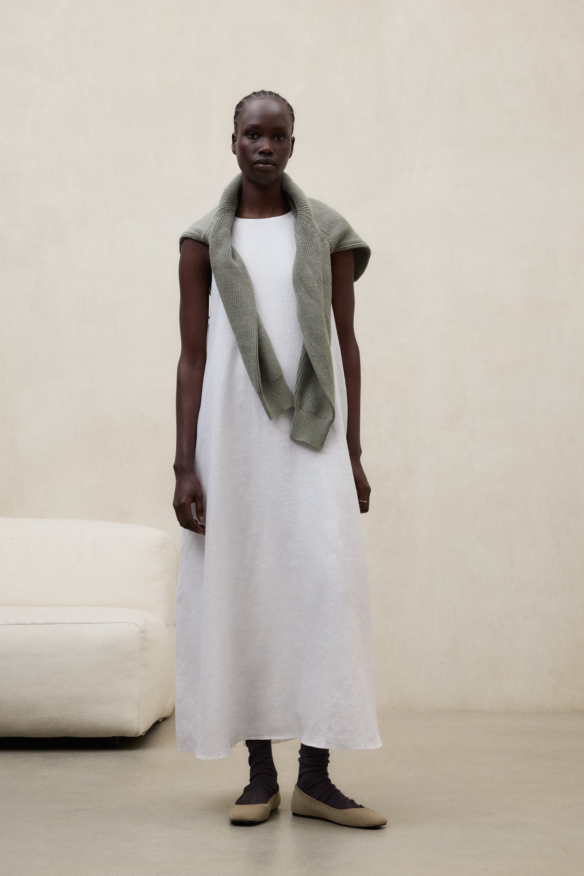 ROBE UKARA BLANCHE