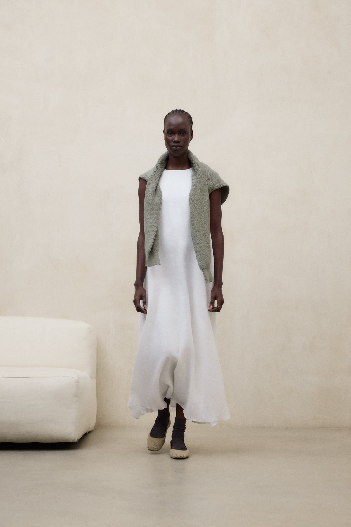 ROBE UKARA BLANCHE