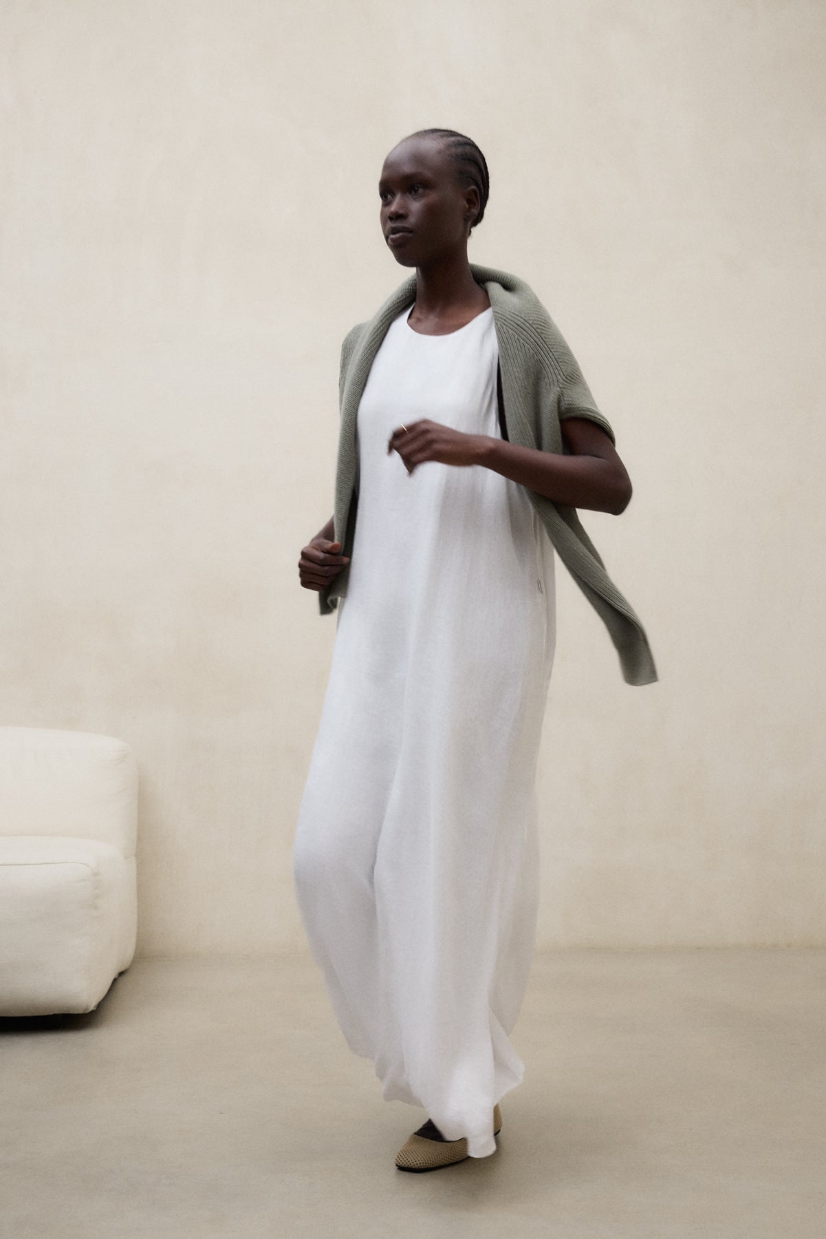 ROBE UKARA BLANCHE