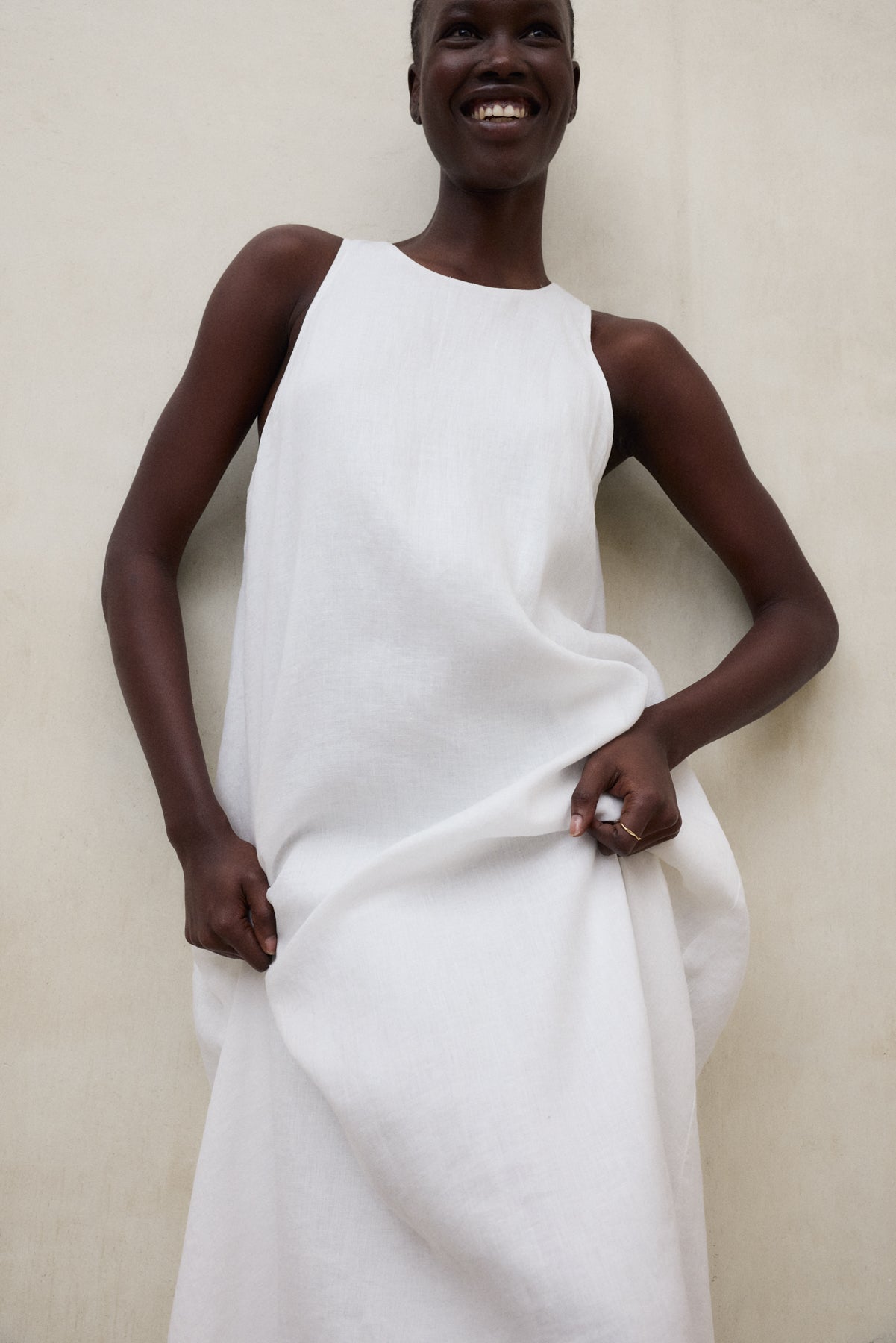 ROBE UKARA BLANCHE