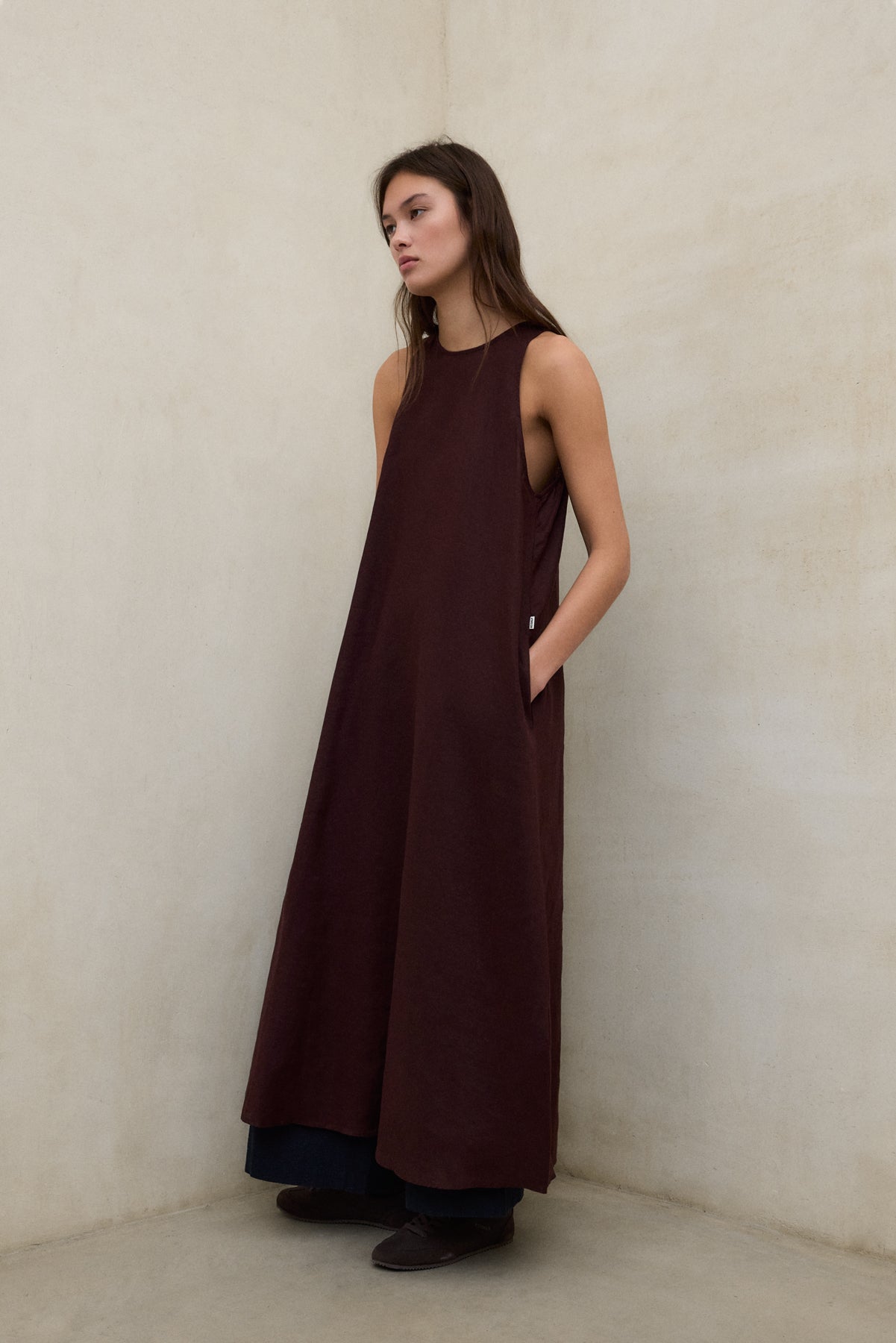 KLEID UKARA BRAUN
