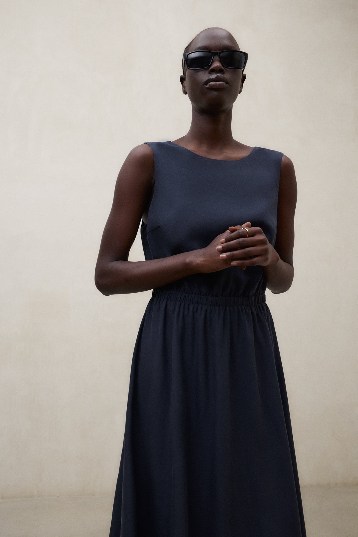 ROBE VITTORIA BLEU MARINE