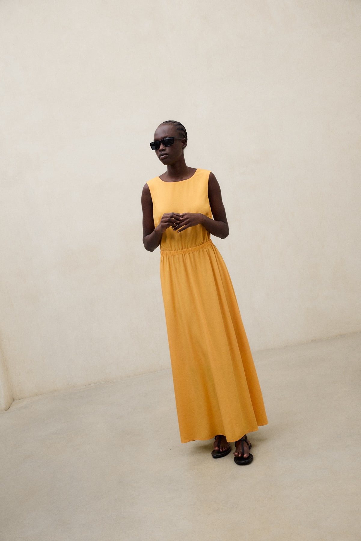 ORANGE VITTORIA DRESS