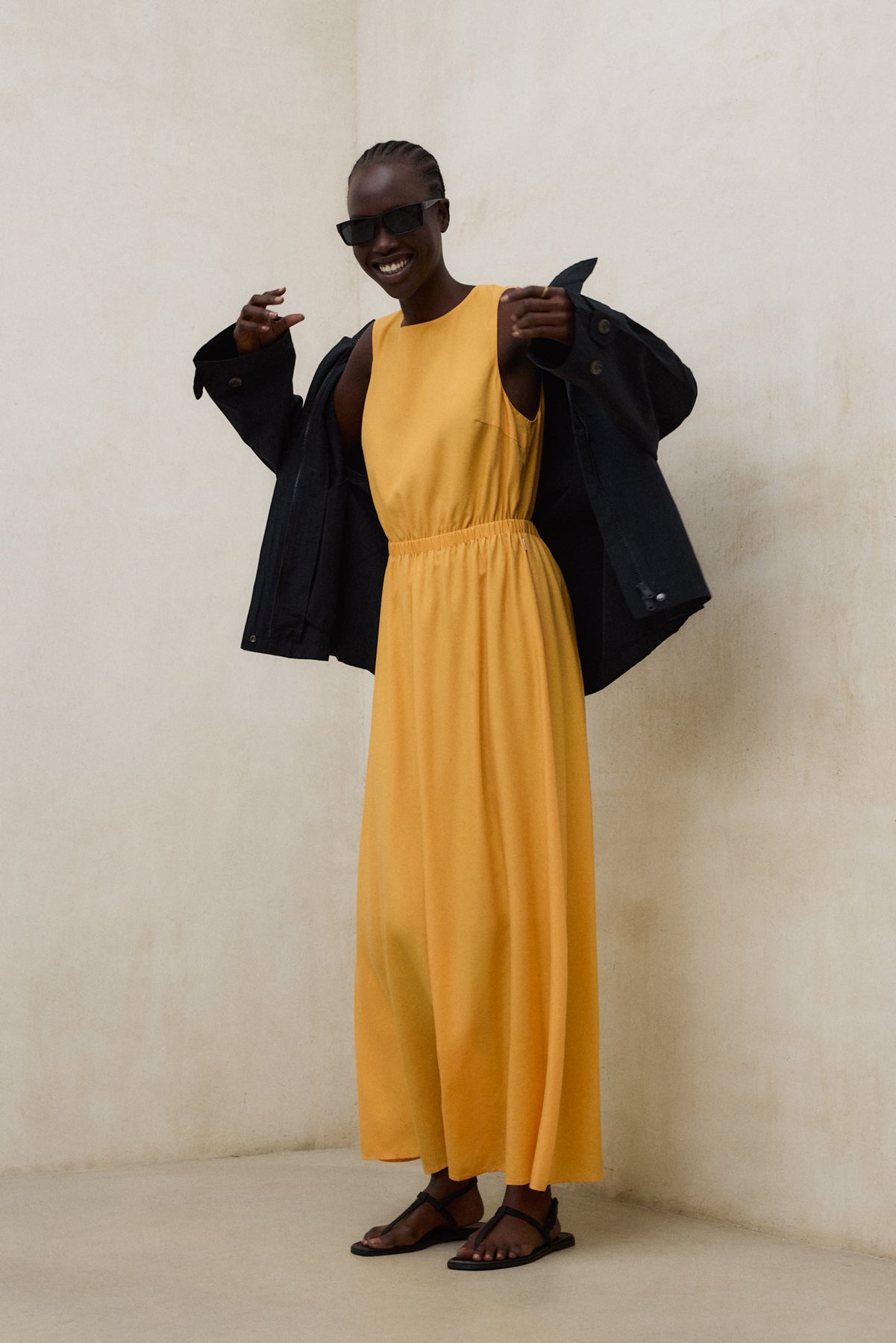 ORANGE VITTORIA DRESS