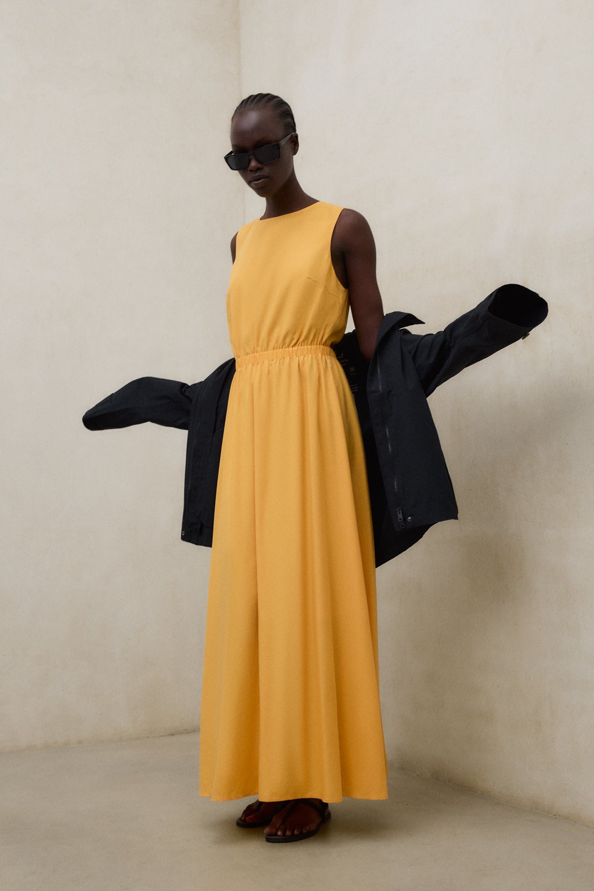 ORANGE VITTORIA DRESS